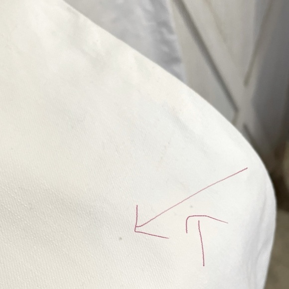 Madewell White The Perfect Vintage Crop Jeans Raw‎ Hem Size 26 - Picture 6 of 11